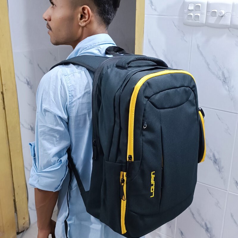 Loupin Backpack For Men Women ( Black ) - Image 4