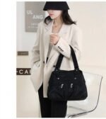 Women's Handbag Solid ( black colour ) - Image 3