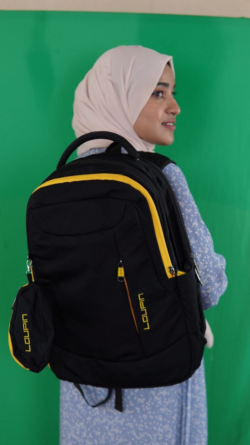 Loupin Backpack For Men Women ( Black ) - Image 5