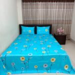30/30 Count Luxury Exclusive Bedsheet – King Size – 3 Pecs Set – Neon Sky