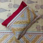Luxury Twill Cotton Bedsheet – King Size – 3Pecs Set – Daman Maroon - Image 3