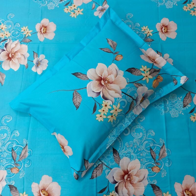 Luxury Twill Cotton Bedsheet – King Size – 3Pecs Set - Image 2