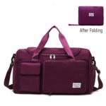 Fashionable Large Capacity Travel & Gym Bag purple