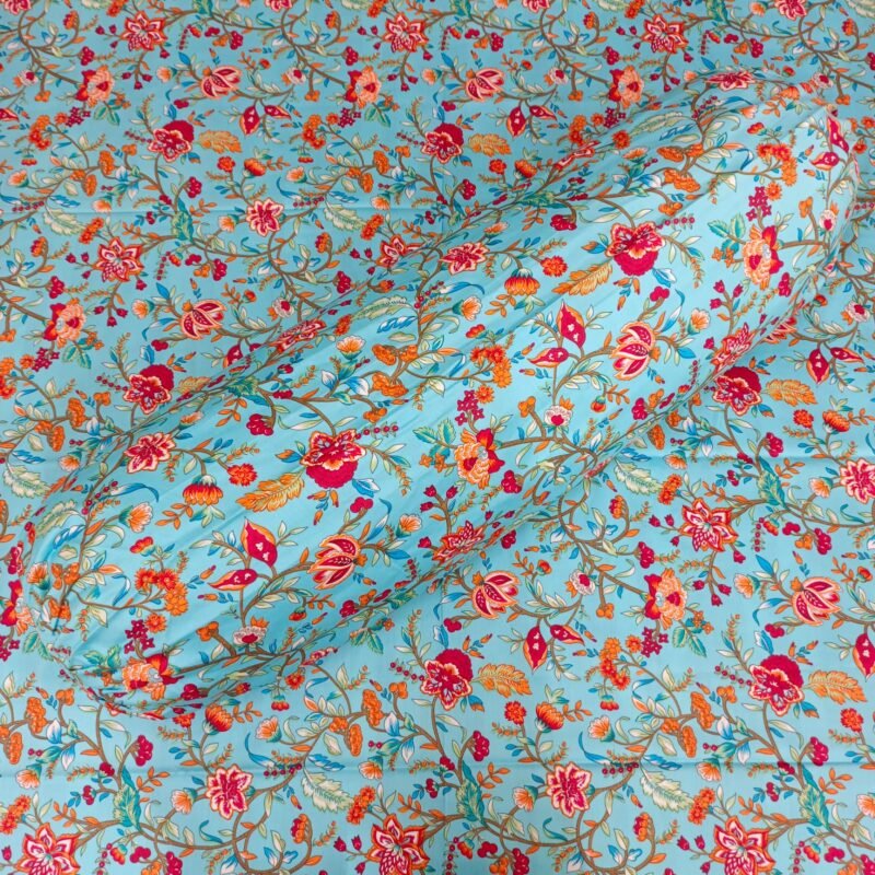 Luxury Twill Cotton Bedsheet – King Size – Pori Paste – 3Pecs - Image 2