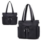 Women Casual Large Capacity Waterproof Oxford Cloth Bag(Black) - Image 2