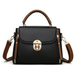 Fashion Shoulder For Women Ladies Crossbody Hand Bags Luxury Purses And Handbags New(Black)