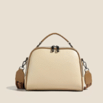 High end ladies' handbag multi-layer large capacity commuting bag(Cream) - Image 3