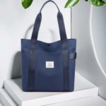 Fashion Shopping Bag ( blue color ) - Image 2
