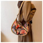 Messenger Shoulder Tide Bag ( black brown color ) - Image 2