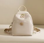 2025 New Hot Women's Backpacks Designer High Quality Soft Nylon Simple Fashion Bag(White) - Image 5