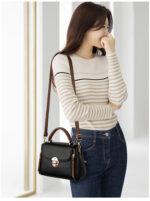 Fashion Shoulder For Women Ladies Crossbody Hand Bags Luxury Purses And Handbags New(Black) - Image 6