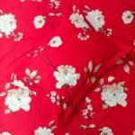 Luxury Twill Cotton Bedsheet – King Size – Lota Red - Image 4
