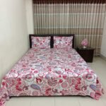 Luxury Twill Cotton Bedsheet – King Size – 3Pecs Set