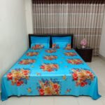 Luxury Twill Cotton Bedsheet – King Size – 3Pecs Set