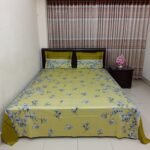 Luxury Twill Cotton Bedsheet – King Size – 3Pecs Set