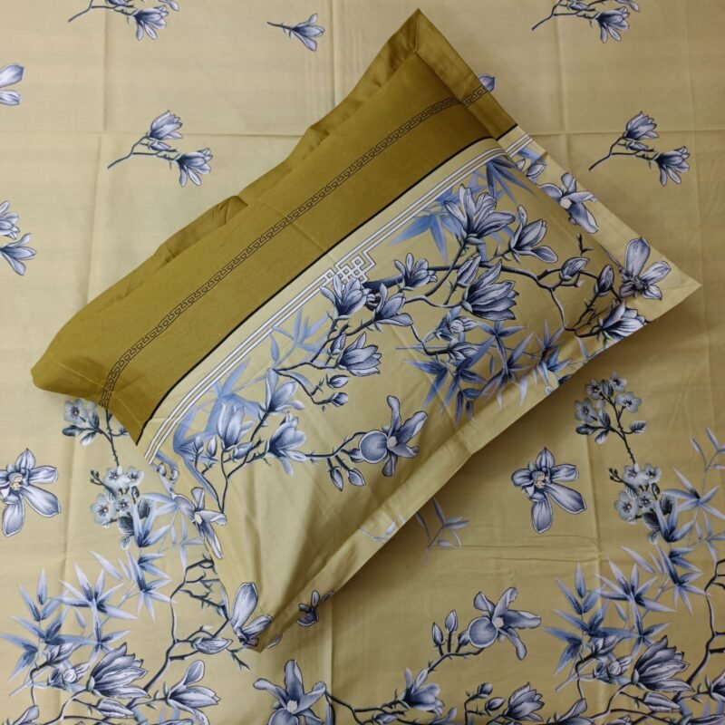 Luxury Twill Cotton Bedsheet – King Size – 3Pecs Set - Image 2