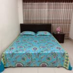 Luxury Twill Cotton Bedsheet – King Size – 3Pecs – Firoza Kolka - Image 4