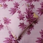 30/30 Count Luxury Exclusive Bedsheet – King Size – 3 Pecs Set – Pink Leaf - Image 2