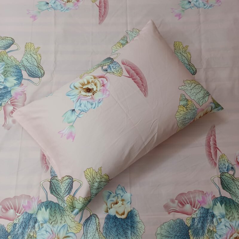 30/30 Count Luxury Exclusive Bedsheet – King Size – 3 Pecs Set – Lux Rose - Image 3