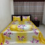 30/30 Count Luxury Exclusive Bedsheet – King Size – 3 Pecs Set – Bright Yellow