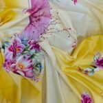 30/30 Count Luxury Exclusive Bedsheet – King Size – 3 Pecs Set – Bright Yellow - Image 4