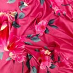 Luxury Twill Cotton Bedsheet – King Size – 3Pecs – Megenta - Image 4
