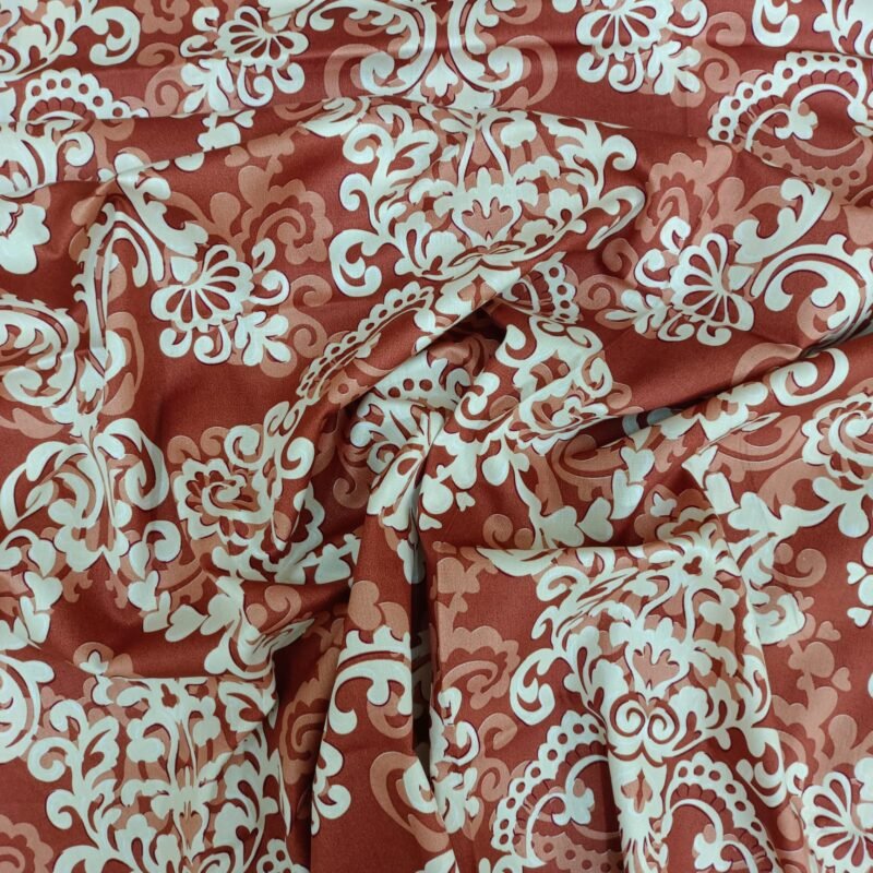 Luxury Twill Cotton Bedsheet – King Size – 3Pecs – Royel Brown - Image 4