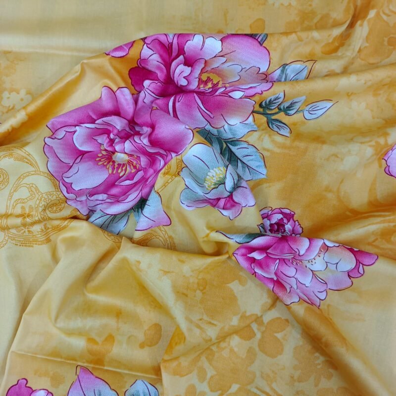 Luxury Twill Cotton Bedsheet – King Size – 3Pecs – Bashonti - Image 4
