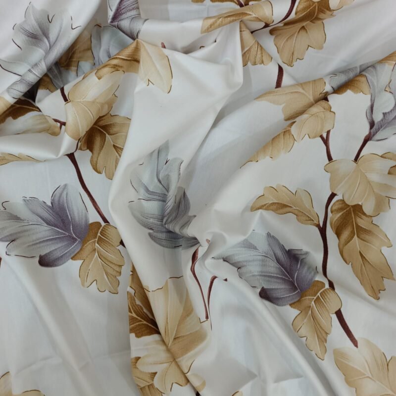 Luxury Twill Cotton Bedsheet – King Size – 3Pecs – Snow White - Image 4