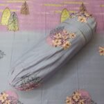 Luxury Twill Cotton Bedsheet – King Size – 3Pecs – Purple Aurora - Image 2