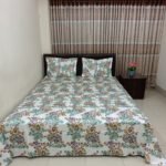 Luxury Twill Cotton Bedsheet – King Size – 3Pecs – Sheuli White