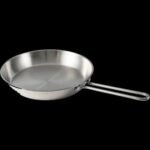 SKB Stainless Steel Special Frying Pan with SS Handle – Silver - Image 4