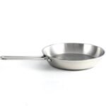 SKB Stainless Steel Special Frying Pan with SS Handle – Silver - Image 5