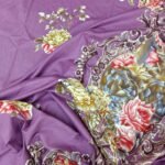 Luxury Twill Cotton Bedsheet – King Size – 3Pecs – Rose Purple - Image 4