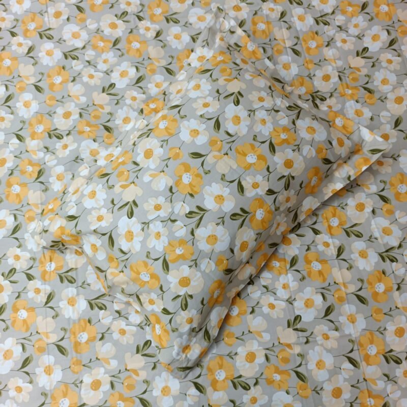 Luxury Twill Cotton Bedsheet – King Size – 3Pecs – Cosmos - Image 2