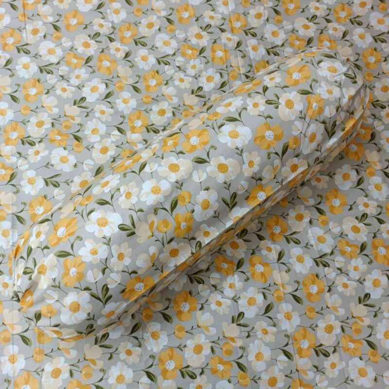 Luxury Twill Cotton Bedsheet – King Size – 3Pecs – Cosmos - Image 3