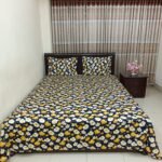 Luxury Twill Cotton Bedsheet – King Size – 3Pecs – Blue Cosmos