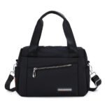 Luxury Bag Waterproof Nylon Shoulder Ladies Travel Crossbody ( Black Color)