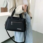 Luxury Bag Waterproof Nylon Shoulder Ladies Travel Crossbody ( Black Color) - Image 4