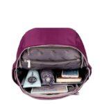 Nylon Backpack Durable Waterproof Casual Shoulder Bag (purple Color) - Image 5