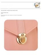 Women's PU Leather Phone Holder With Neck Strap Wallets Touch Screen Bags(Brown ) - Image 3