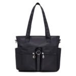 Women Casual Large Capacity Waterproof Oxford Cloth Bag(Black)