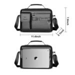 Men's Pu Leather Shoulder Bag (Black shape) - Image 3