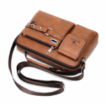 Men's Pu Leather Shoulder Bag (brown shape) - Image 2