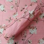 Luxury Twill Cotton Bedsheet – King Size – 3Pecs Set – Lota Pink - Image 3