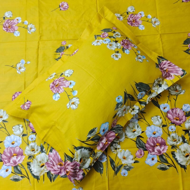Luxury Twill Cotton Bedsheet – King Size - Image 3