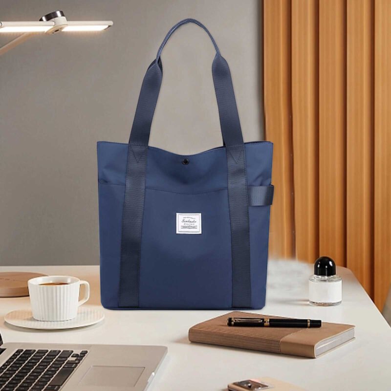 Fashion Shopping Bag ( blue color ) - Image 3