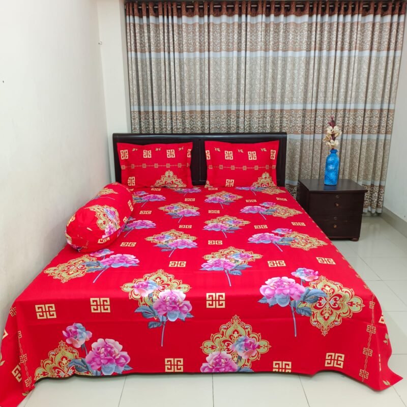 Luxury Twill Cotton Bedsheet – King Size - Image 4