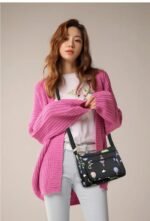 ( black colour ) Korean sports travel shoulder bag - Image 3