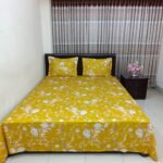 Luxury Twill Cotton Bedsheet – King Size – 3Pecs – King Mustered